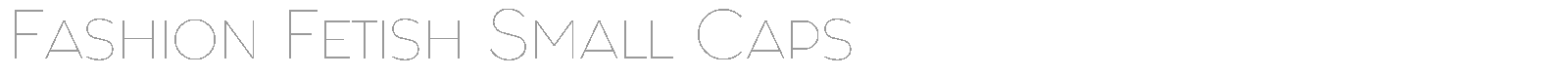 Fashion Fetish font preview